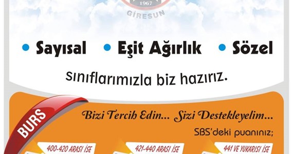 GİRESUN ANADOLU İMAM HATİP LİSESİ TANITIM AFİŞİ